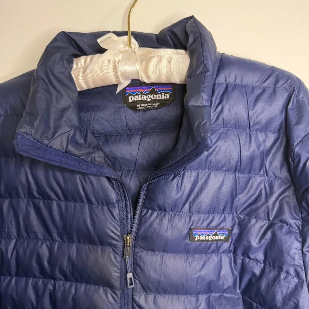 Patagonia Full Zip Puffer Down Sweater Jacket Outdoor Winter - Medium